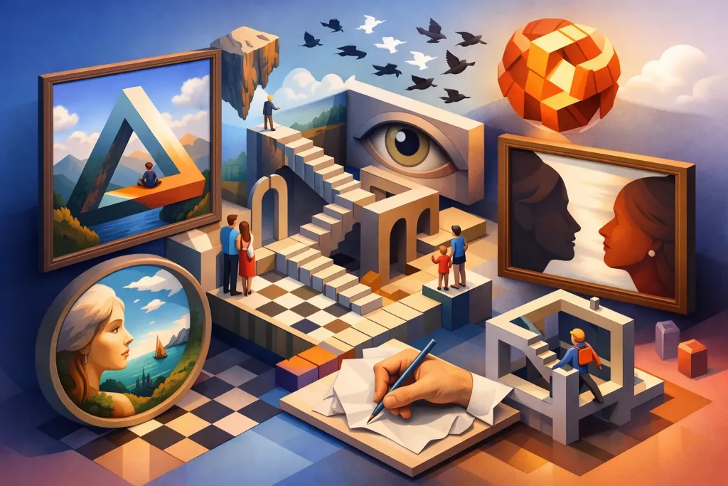 12 Best Optical Illusion Paintings to See