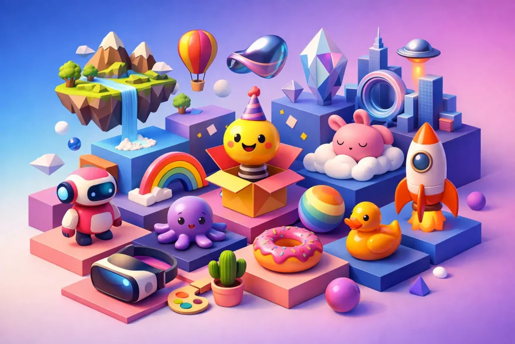 12 Fun Examples of 3D Art