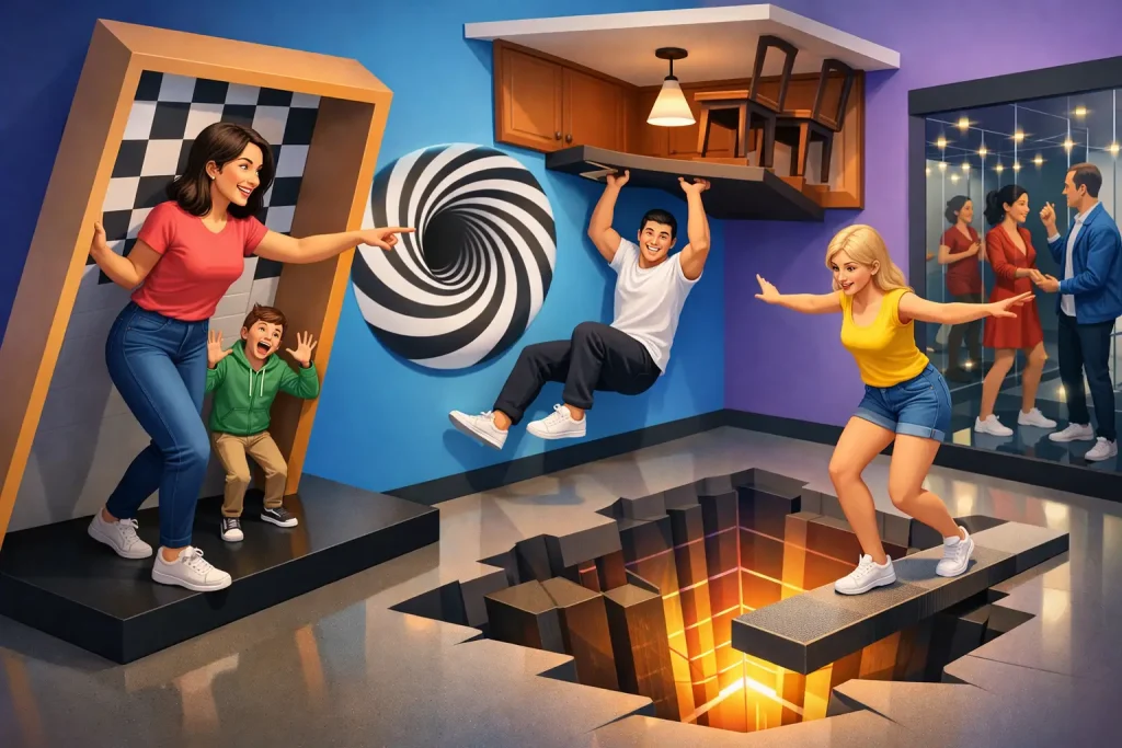 How to Pose in Illusion Museum Photos