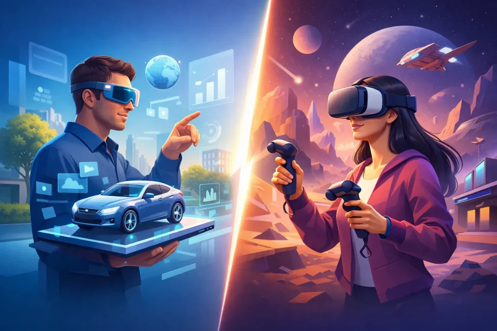 Augmented Reality Show vs Virtual Reality