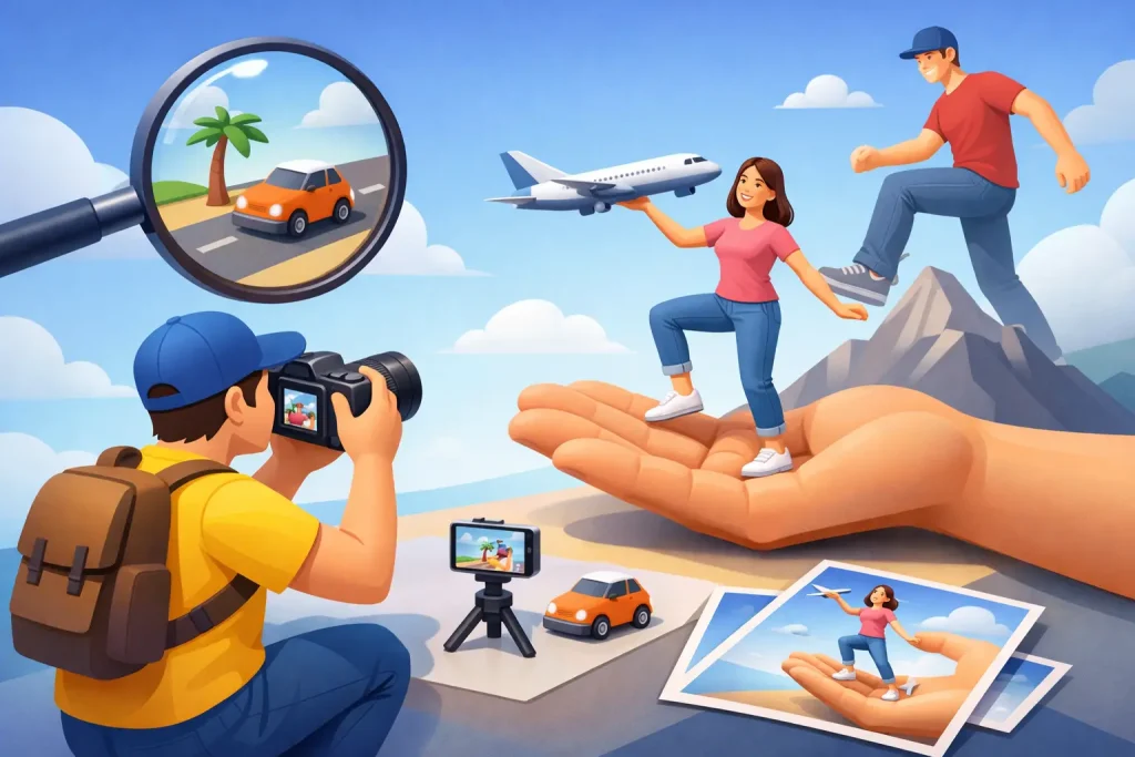How to Take Forced Perspective Photos