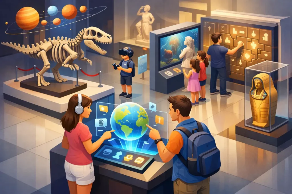 Interactive Museum Visit Guide for More Fun